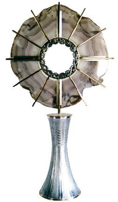 Elleci - Hand-Chiseled Agate Stone Monstrance | 1576