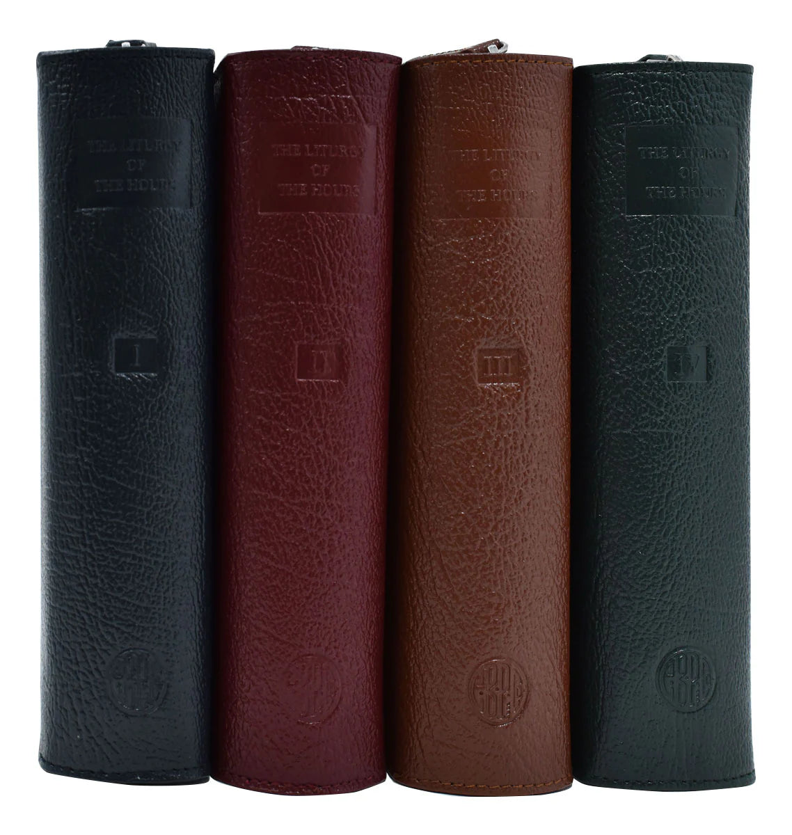 Liturgy of the Hours Leather Zipper Case Set Of 4 | 409/10LC