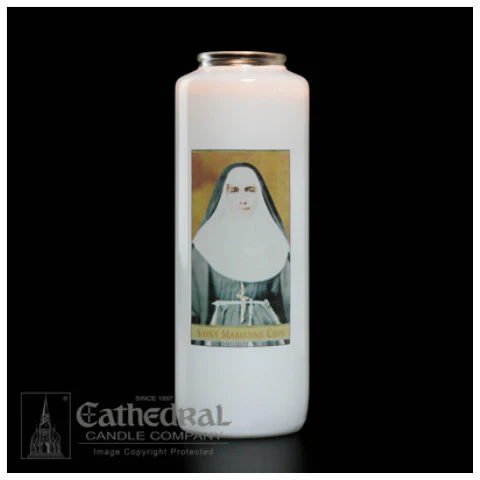 Saint Marianne Cope Candle - Sacred Image Collection