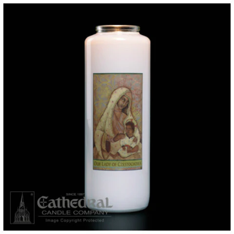 Our Lady of Czestochowa Candle - Sacred Image Collection