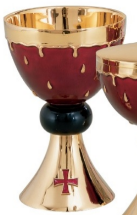 Molina - Drops of Blood Chalice & Bowl Paten | 2818