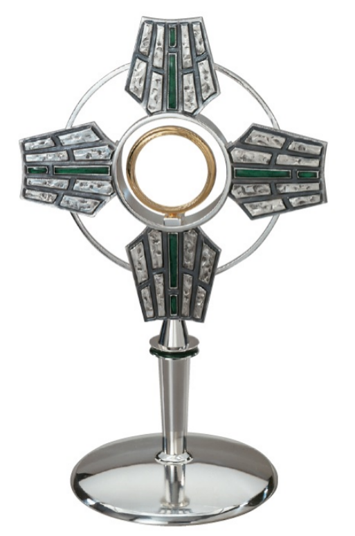 Molina - Green Enamel Monstrance | 7280