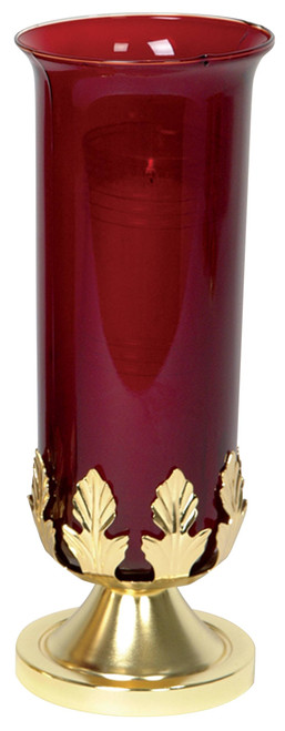 8-Day Glass Cylinder Globe - Empire Bronze