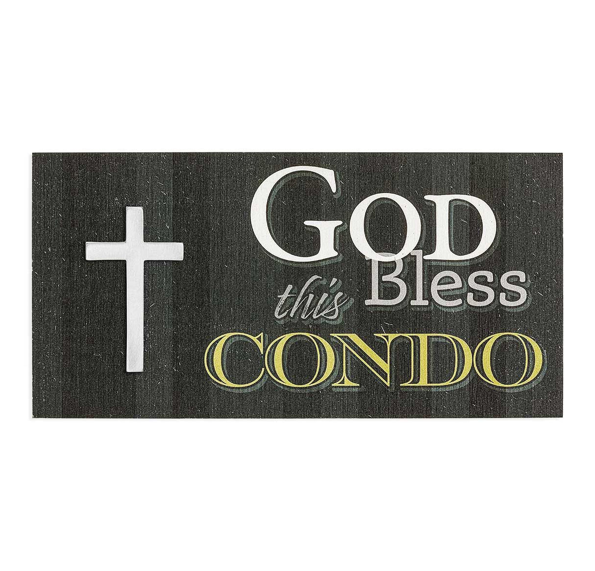 God Bless This Condo Plaque