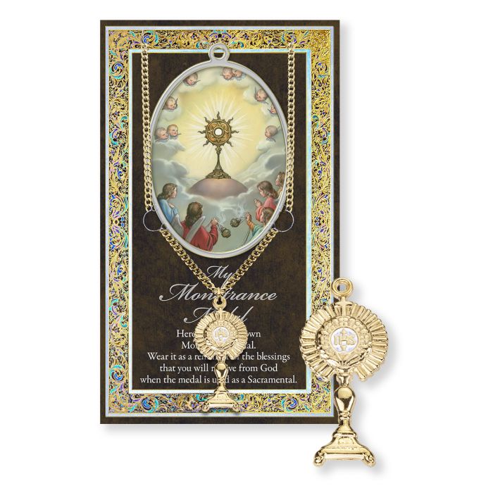 Monstrance Pendant with Chain
