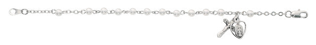 6 1/2" 3MM PEARL BRACELET - BR79M