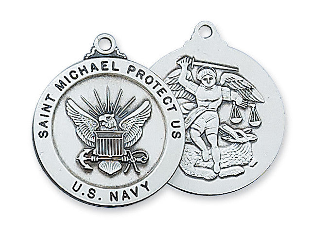 SS NAVY SERVICE MEDAL 24" CH - L650NY