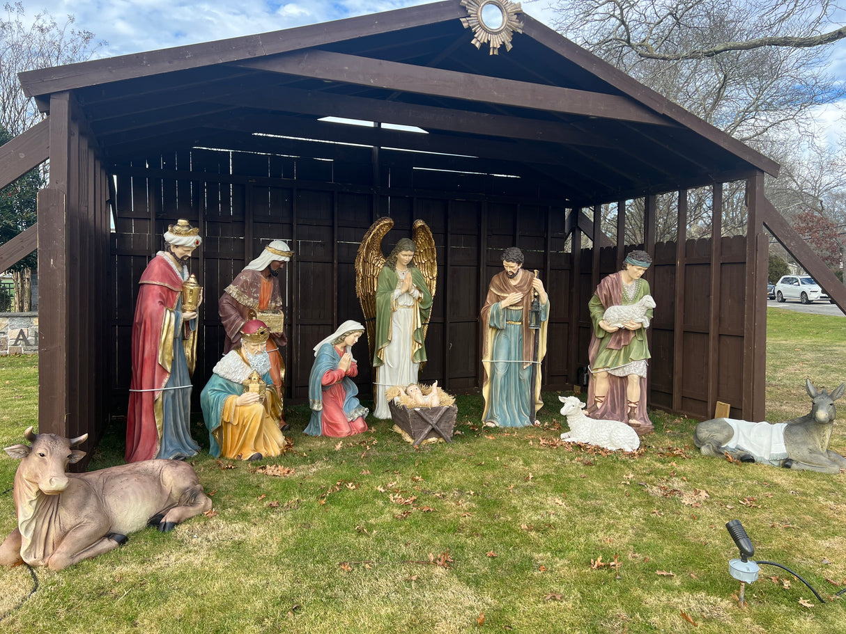 72" Life-Size Heaven's Majesty Nativity Set - 12 pc.