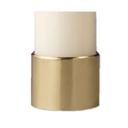 Brass Socket for Lux Mundi Altar Candle Shell - 1-7/8",2",2-5/8",3-1/2" Diameter
