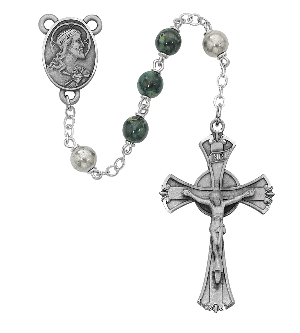 Green & Black Rosary | 587DF