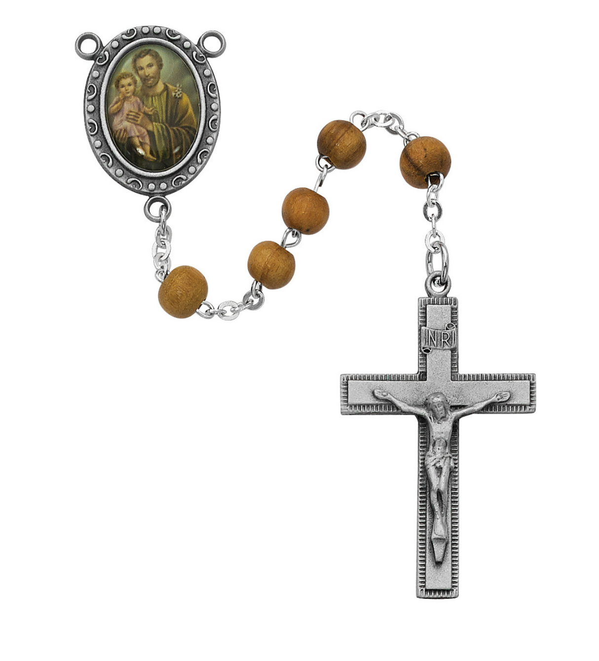 Olive Wood St. Joseph Rosary | R199DF