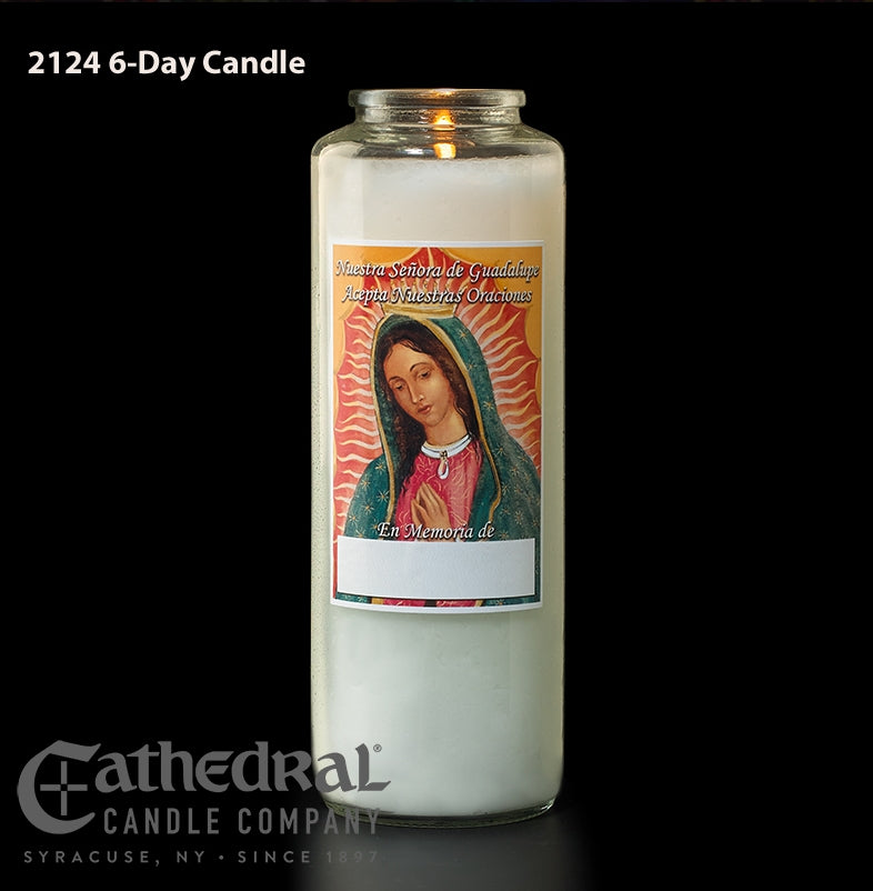 In Loving Memory - 6 Day Glass Candle