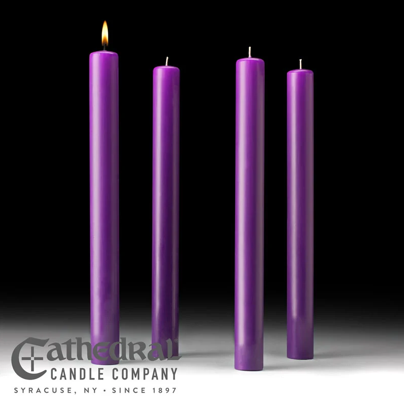 Church Advent Candle Sets | 4 Candles