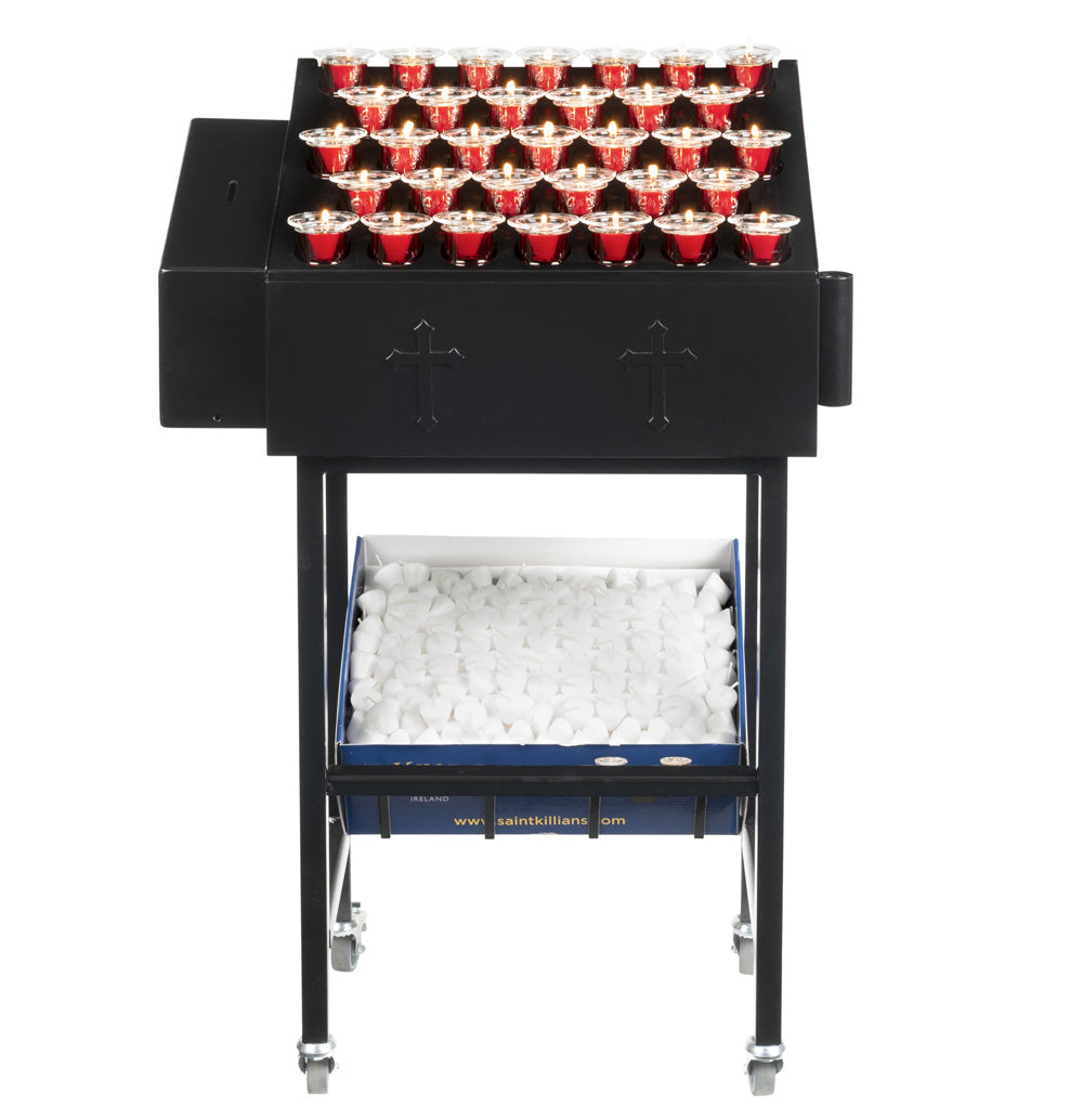 St. Thomas Range | Votive Candle Burning Unit | 33 Piece - St. Killian's - Chiarelli's Religious Goods & Church Supply