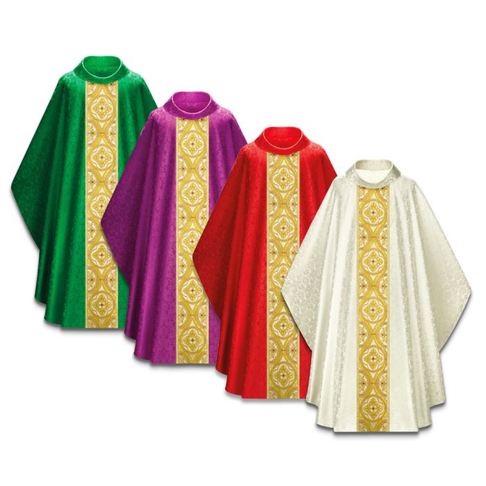 Slabbinck - Ornate Gold Orphrey Gothic Chasuble | 5374