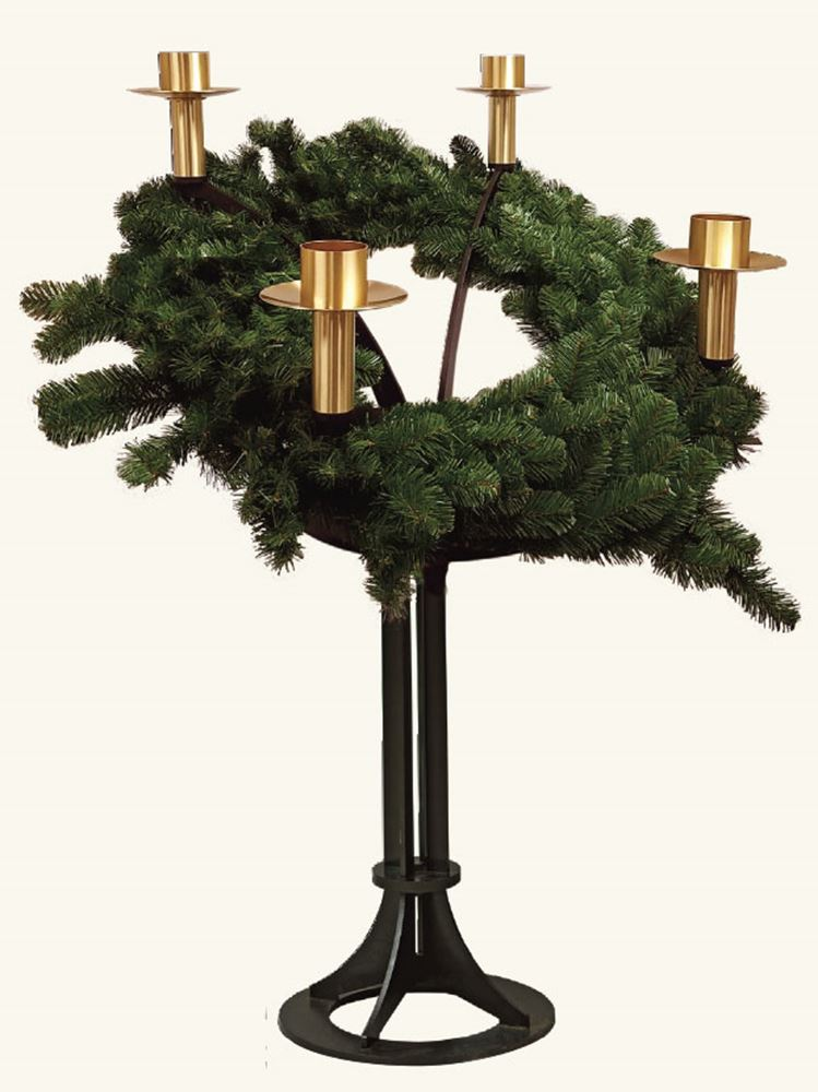 59" Zieglers Gold Advent Wreath