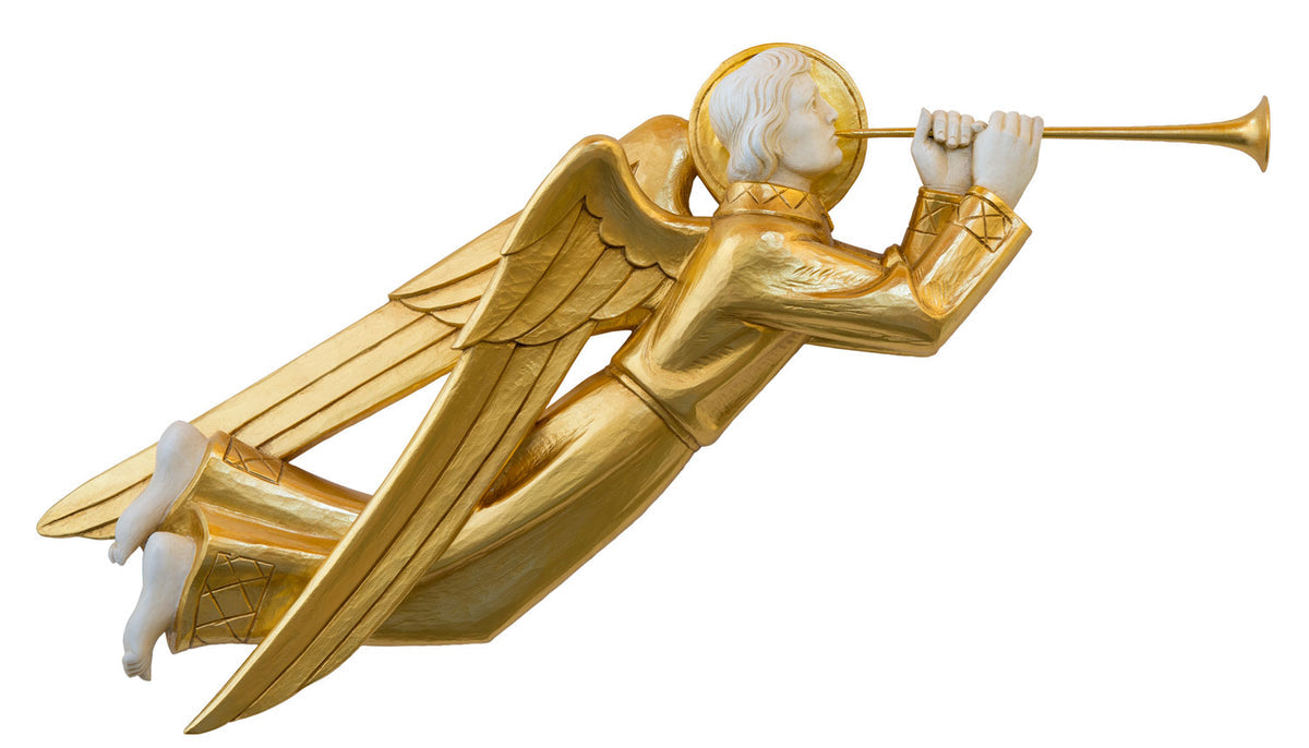 Demetz - Gold/Ivory Trumpeting Angels | 1250/1-2