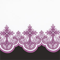 100% Polyester Embroidered Fabric for Altar Cloths | #508