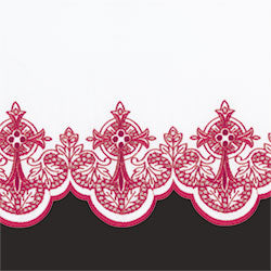 100% Polyester Embroidered Fabric for Altar Cloths | #508