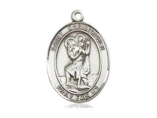 Sterling Silver Saint Christopher Medal - Bliss - Chiarelli's Religious Goods & Church Supply