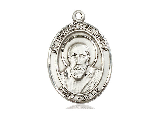 Sterling Silver Saint Francis De Sales Medal - Bliss - Chiarelli's Religious Goods & Church Supply