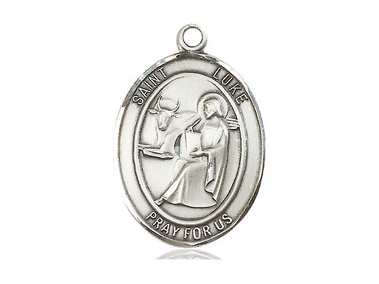 St Luke the Apostle - Oval Patron Saint Series - Bliss - Chiarelli's Religious Goods & Church Supply