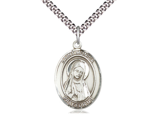 St Monica Oval Patron Series - Bliss - Chiarelli's Religious Goods & Church Supply