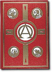 Book of Gospels - Red Leather w/ Gold Edges - Catholic Book - Chiarelli's Religious Goods & Church Supply