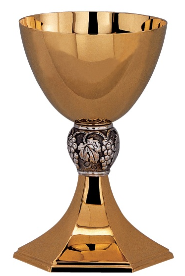 Hexagonal Chalice & Dish Paten 1848