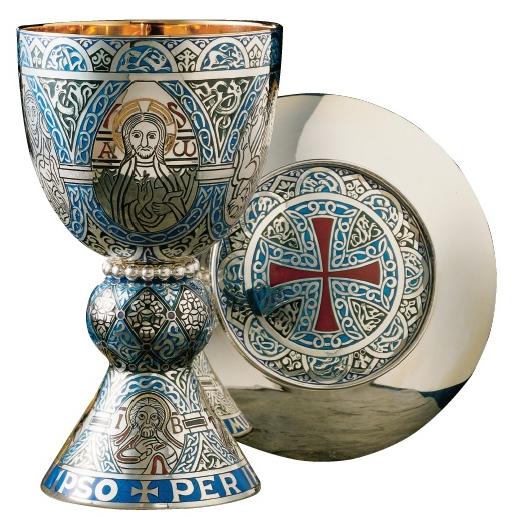 Molina - Fire Enameled "The Tassilo" Chalice & Paten | 2332