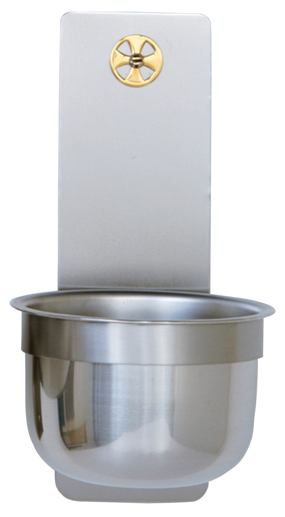 Holy Water Font - Stainless Steel - K349 - Koleys - Chiarelli's Religious Goods & Church Supply