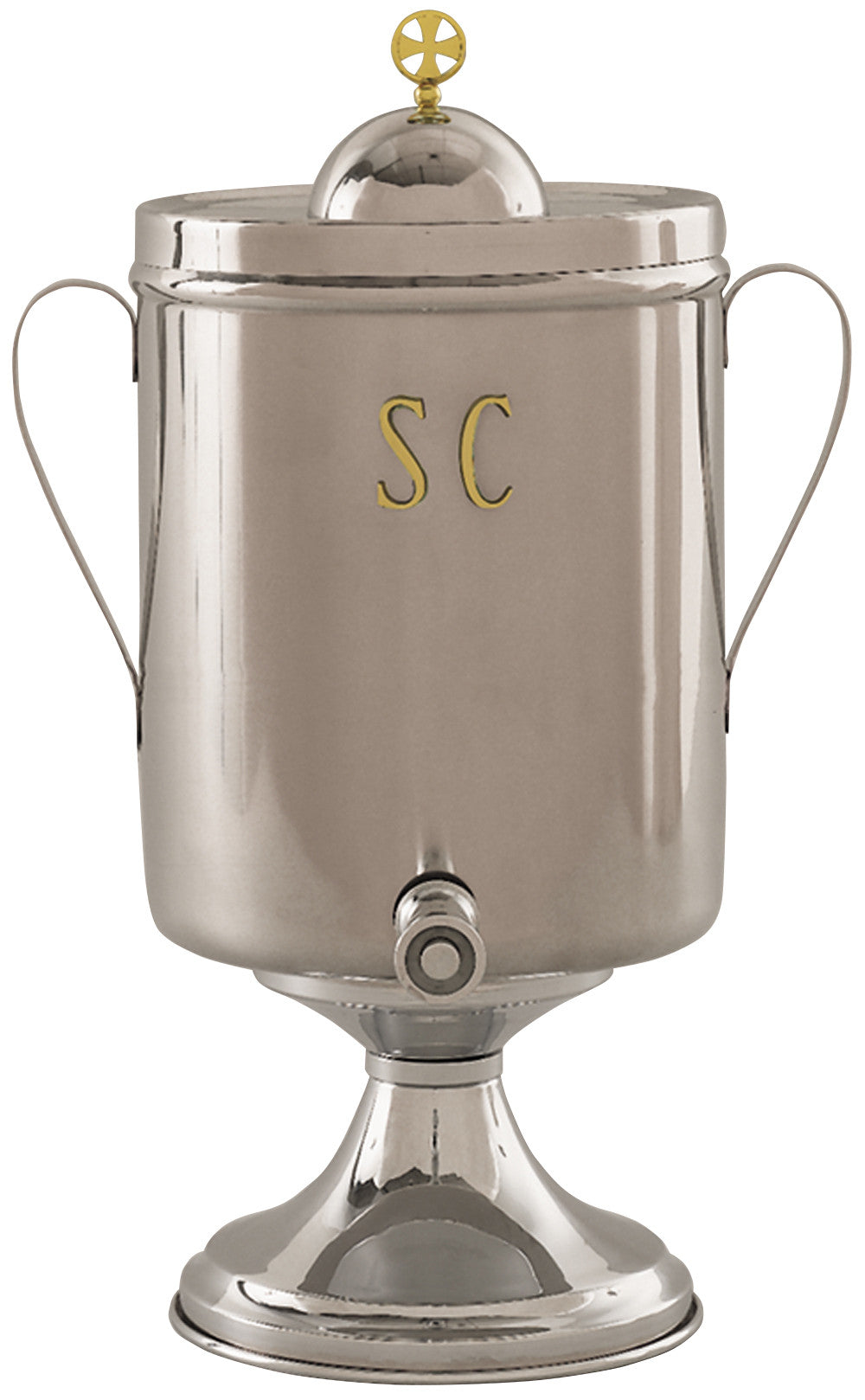 Urn for Holy Oil - Stainless Steel - K69 - Koleys - Chiarelli's Religious Goods & Church Supply