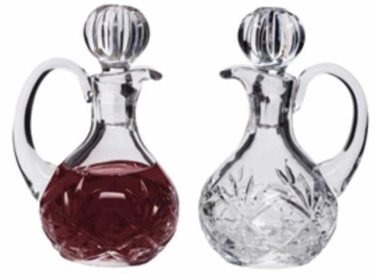 Cruet Set - Lead Crystal CB-10 - Alviti - Chiarelli's Religious Goods & Church Supply