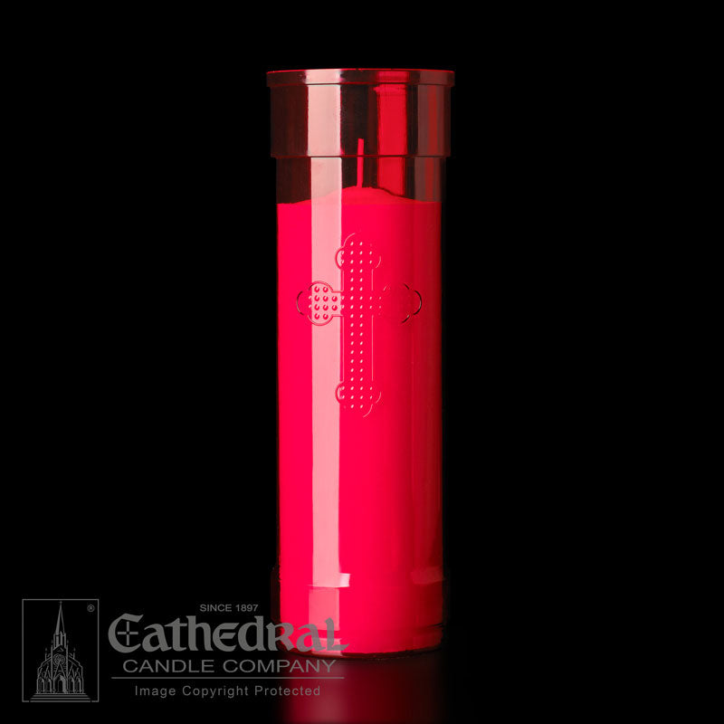 Devotional Candles - InsertaLite - Cathedral Candle - Chiarelli's Religious Goods & Church Supply