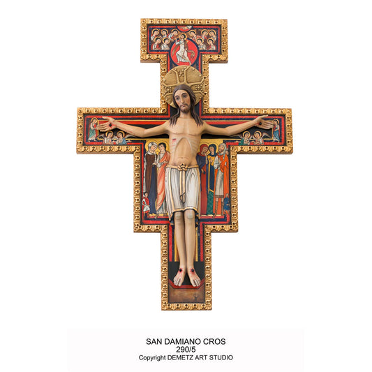 San Damiano Crucifix - Demetz - Chiarelli's Religious Goods & Church Supply