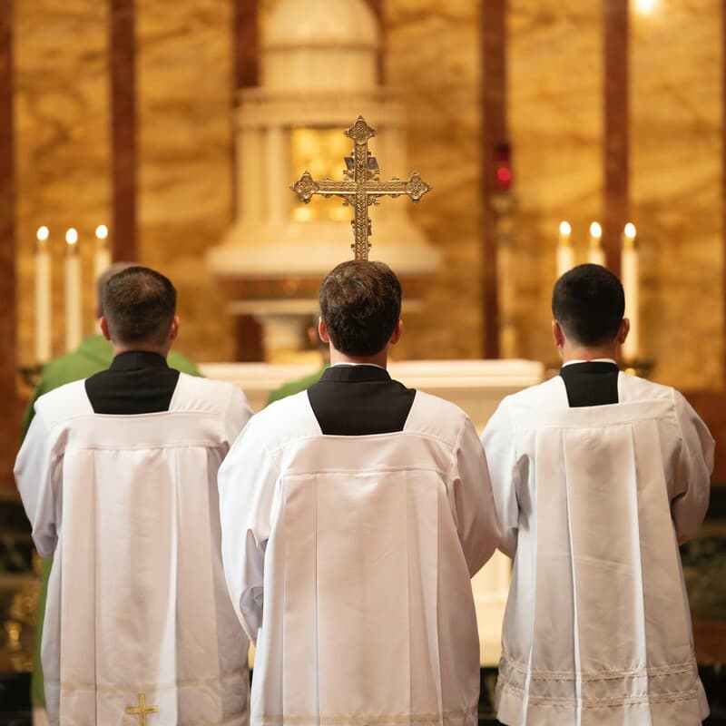 Priest Surplice Vestments & Cincture Rope – Chiarelli's Religious Goods ...