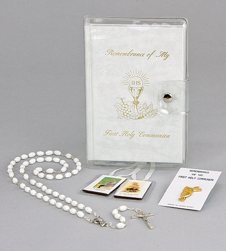 Marian Children's Mass Book Boys & Girls Clear Wallet Set | Malhame