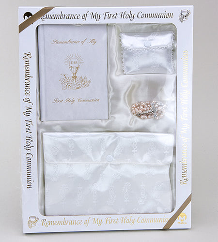 Marian Children's Mass Book Deluxe Purse First Communion Set | Malhame
