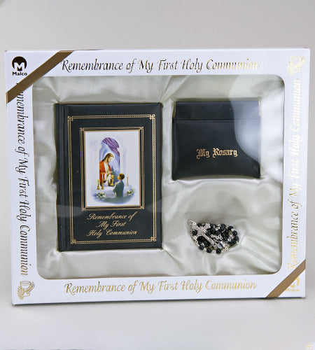 Marian Children's Mass Book Traditions First Communion Presentation Set | Boys & Girls