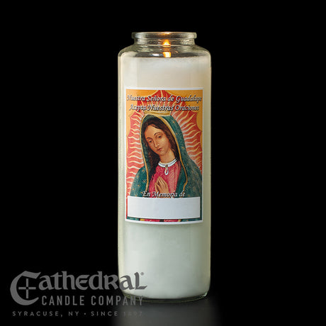 In Loving Memory - 6 Day Glass Candle - view 2