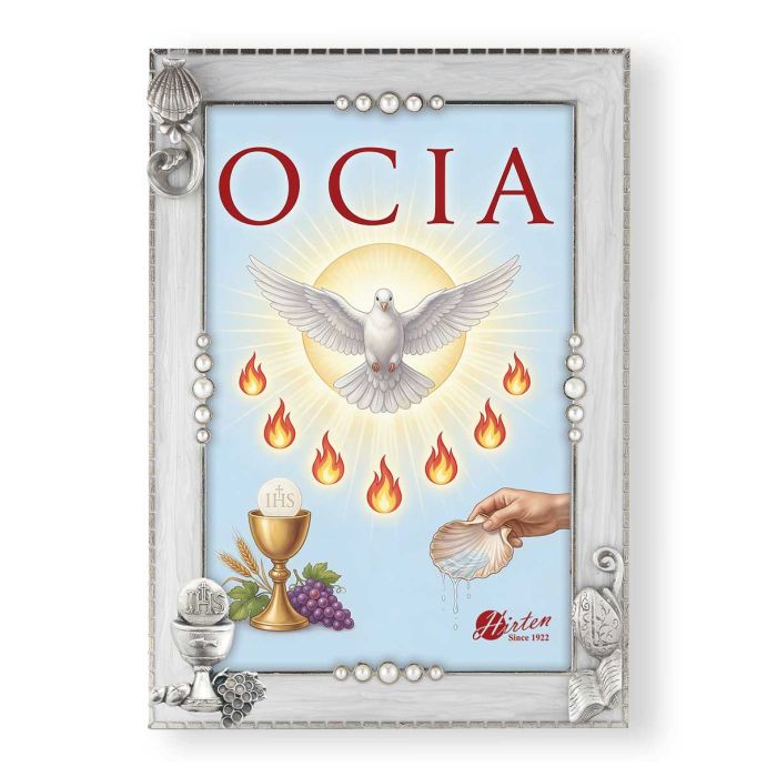 White Pearlized OCIA Picture Frame