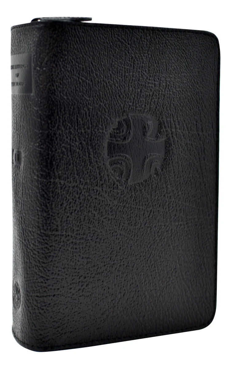 Liturgy of Hours Leather Zipper Case (Vol. II) (Black)