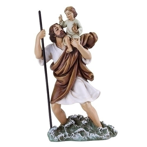 St Christopher Statue 4" - Renaissance Collection