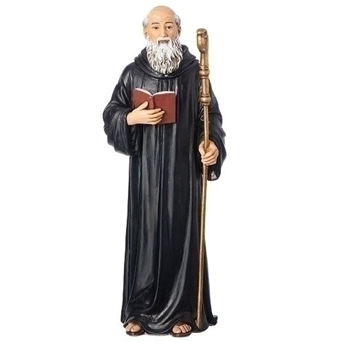 St Benedict Statue 6.25" - Renaissance Collection