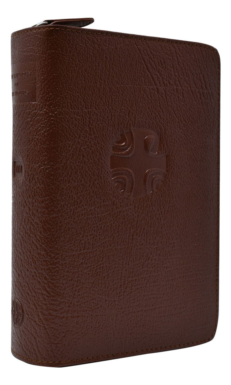 Liturgy of the Hour Brown Leather Zipper Case Vol. III 403/10LC