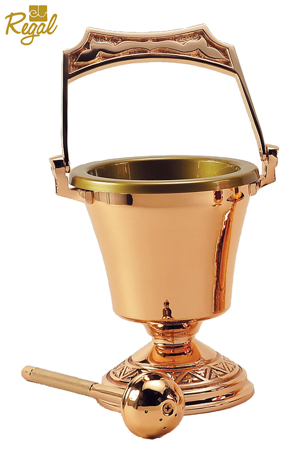 Holy Water Bucket w/ Sprinkler - 99PS40 | Regal