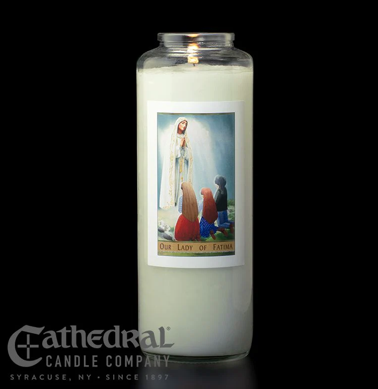 Our Lady of Fatima Candle - Sacred Image Collection