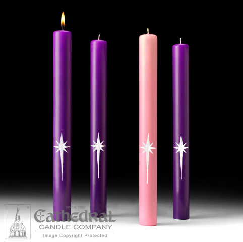 Star of the Magi Advent Candles