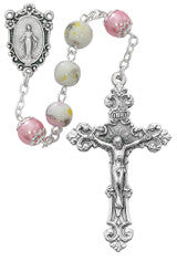 8MM MARBELINE ROSARY - P254F