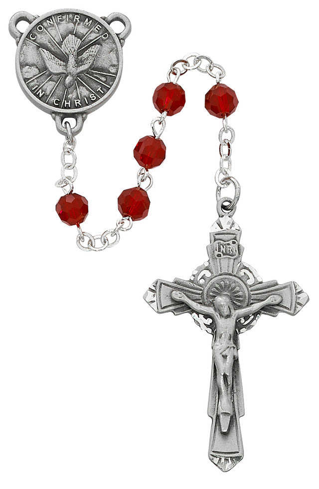 Red Holy Spirit Rosary | R707DF